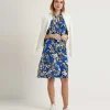 Dress Leaf Print*Marc Cain Sports Cheap