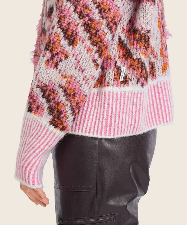 Jacquard Turtleneck Wool Blend*Marc Cain Sports Store