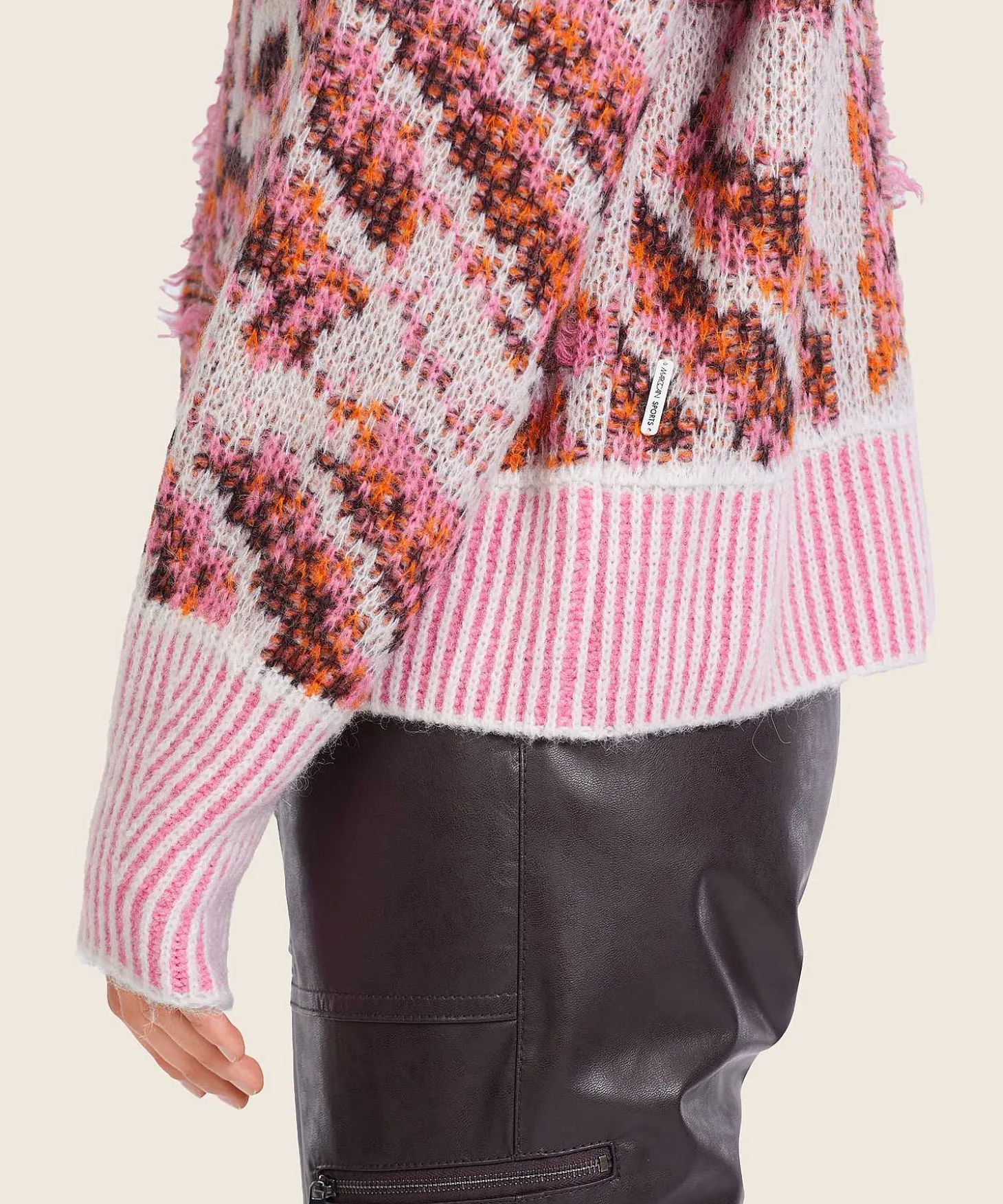 marc_cain_sports_jacquard_2.webp Jacquard Turtleneck Wool Blend*Marc Cain Sports Store