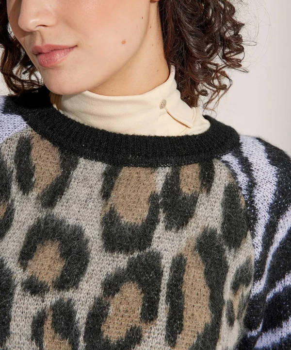 Jacquard Sweater Animal*Marc Cain Sports Hot