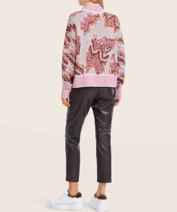 Jacquard Turtleneck Wool Blend*Marc Cain Sports Store