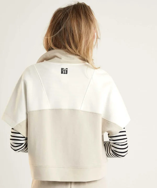 Oversized Sweat Cardigan Two-Tone*Marc Cain Sports Outlet