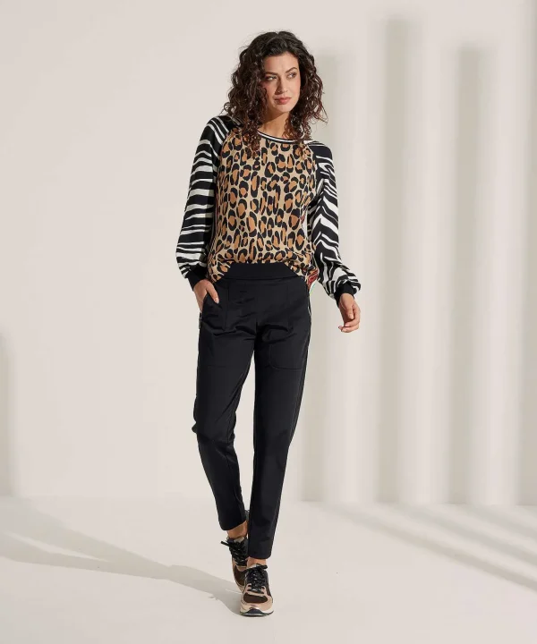Scuba Blouse Mixed Animal*Marc Cain Sports Sale