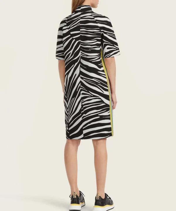 Scuba Dress With Zipper Mixed Animal*Marc Cain Sports Clearance