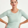 Shirt Short Sleeve Rib*Marc Cain Sports Best