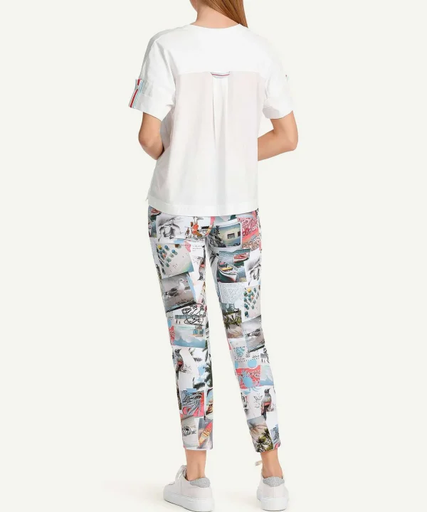 Shirt With Stripe Trim*Marc Cain Sports Best