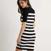 Striped Dress With Mesh*Marc Cain Sports Outlet