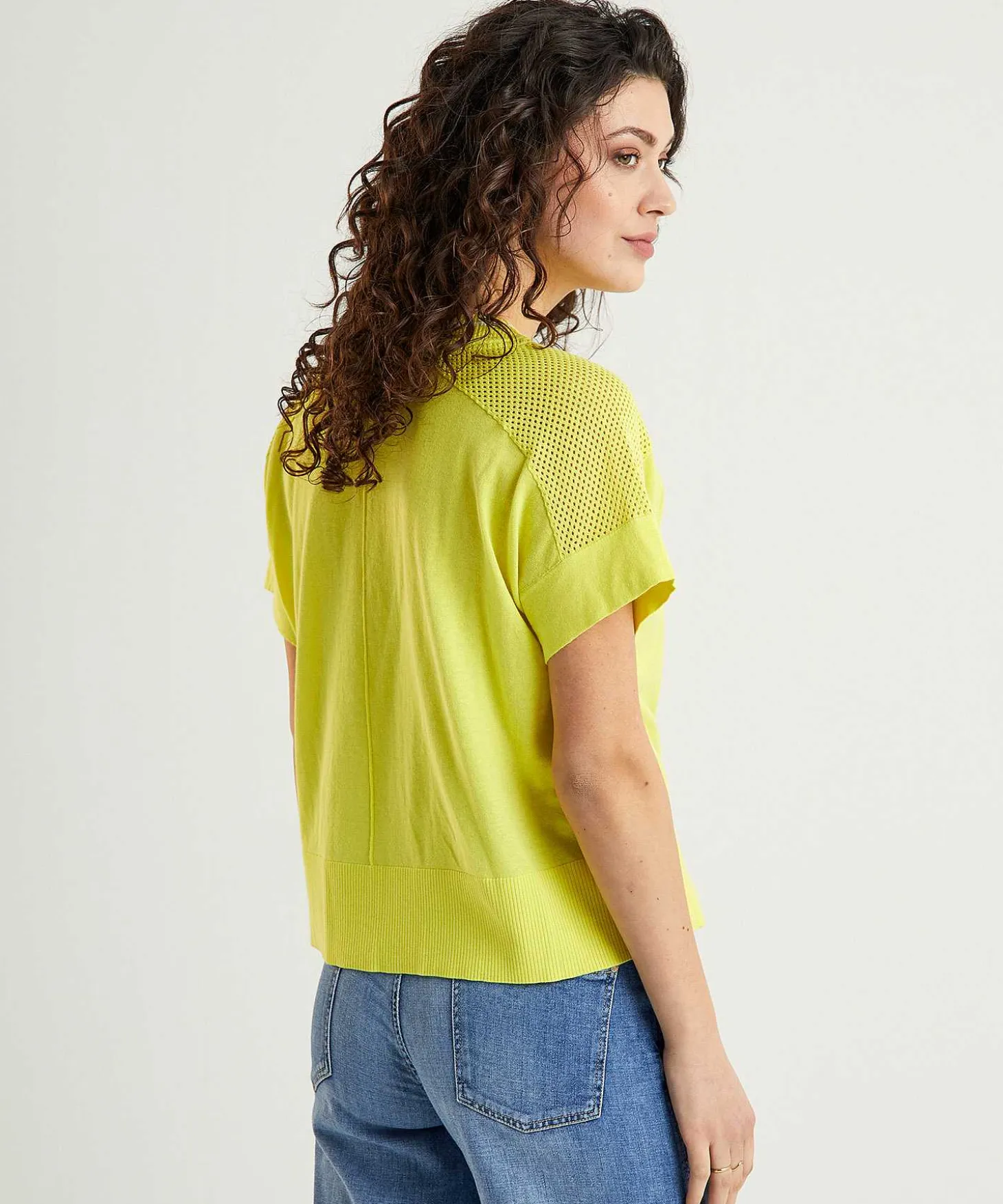 marc_cain_sports_sweater__0.webp Sweater With Mesh*Marc Cain Sports Sale