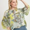 Transparent Blouse Floral Print*Marc Cain Sports Best