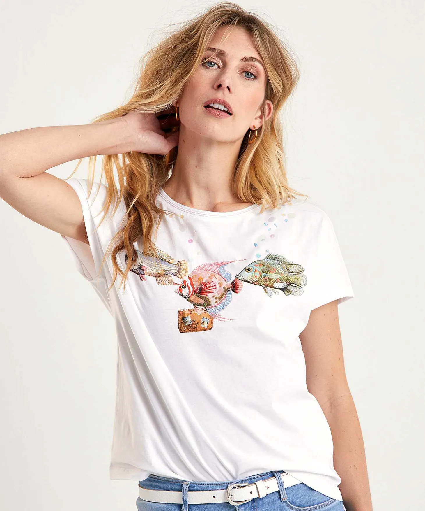 marc_cain_sports_tshirt_f_2.webp T-Shirt Fish Print Sequins*Marc Cain Sports Cheap