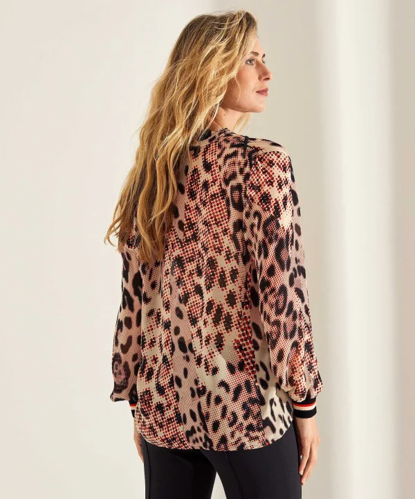 Voile Blouse Panther Print*Marc Cain Sports Store
