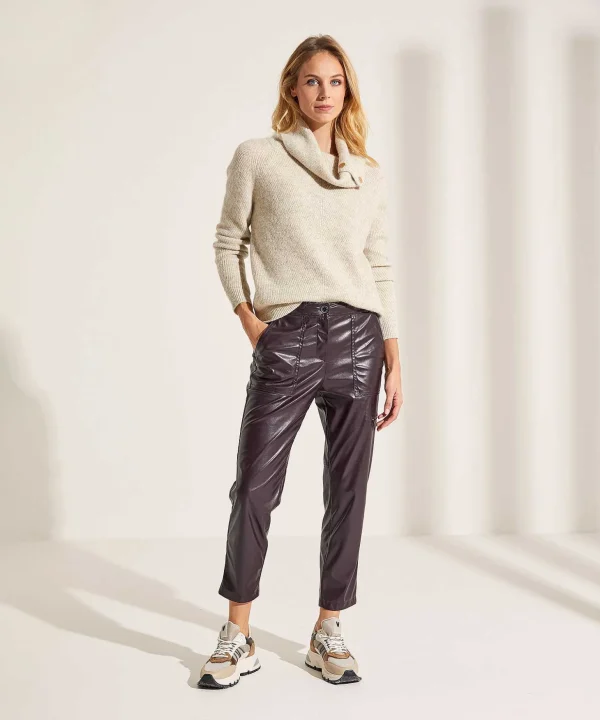 Worker Pants Vegan Leather Rikaze*Marc Cain Sports Fashion