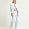 Marc Cain T-Shirt Floral Print Pleated Detail*Marc Cain Collections Sale