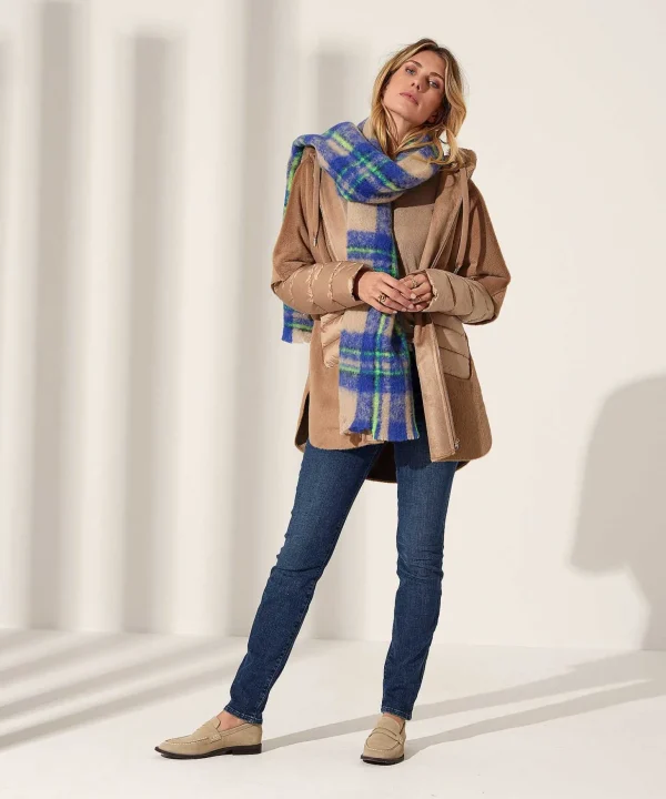 Fun Fur Jacket With Padded Details Sunny*Milestone Cheap