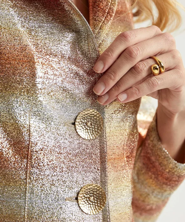 Blazer Metallic*ML Collections Fashion