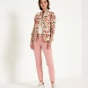 Blazer Seersucker Rose Print*ML Collections Store