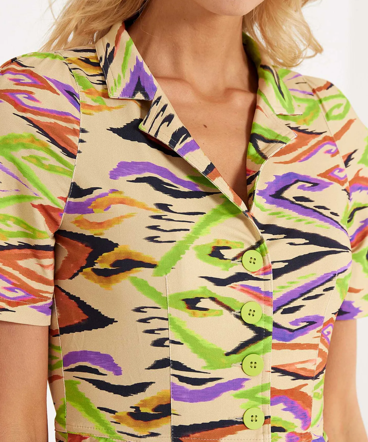 ml_collections_slinky_pen_2.webp Slinky Pencil Dress Swirl Print*ML Collections Outlet