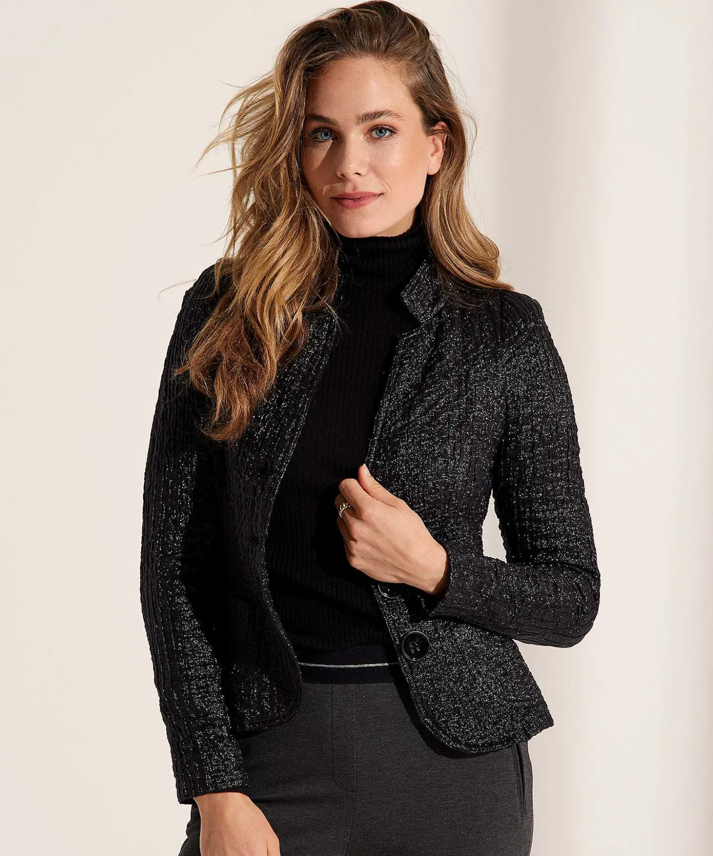 ml_collections_structured_0-1.webp Structured Blazer Metallic*ML Collections Online