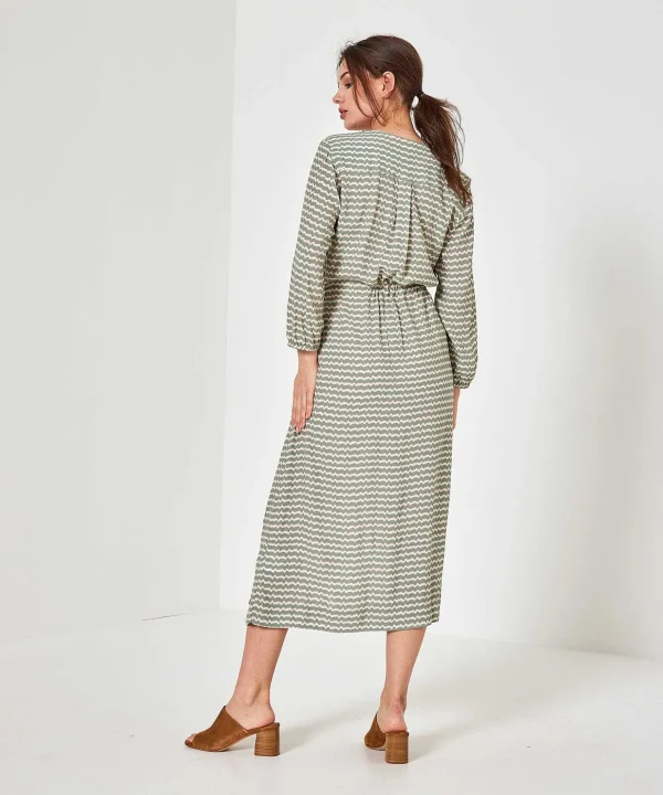 Dress Zigzag Print Winner*Moscow Sale