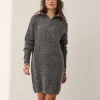 Knitted Dress With Skipper Collar Kamila*Moscow Cheap