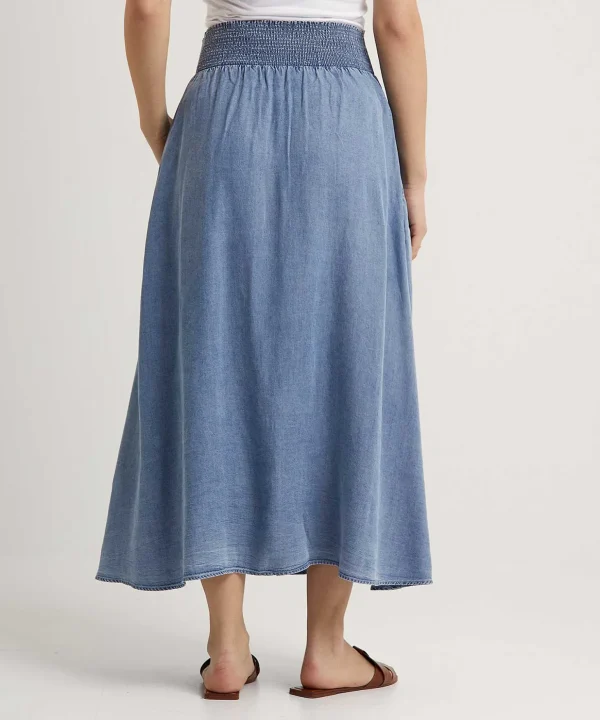 Soft Denim Skirt Pip*Moscow Clearance