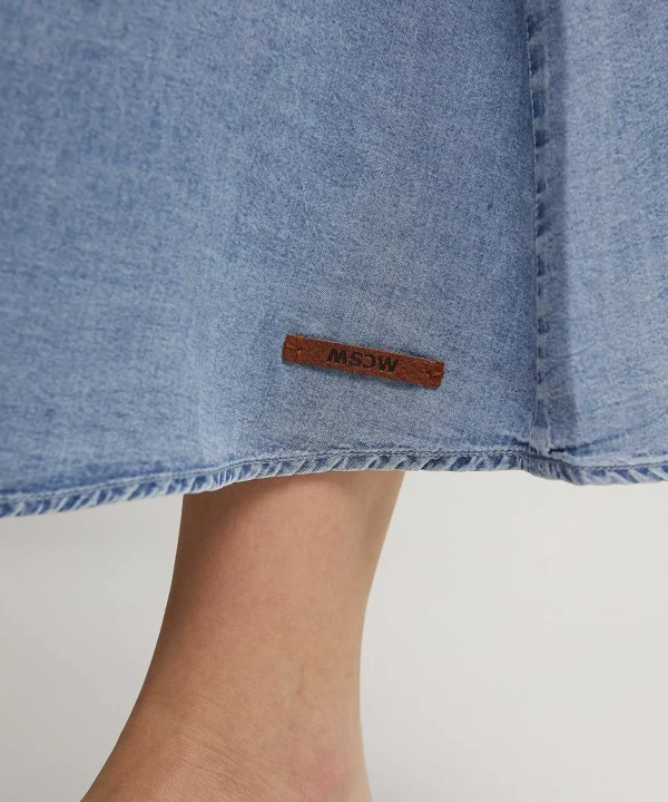 Soft Denim Skirt Pip*Moscow Clearance