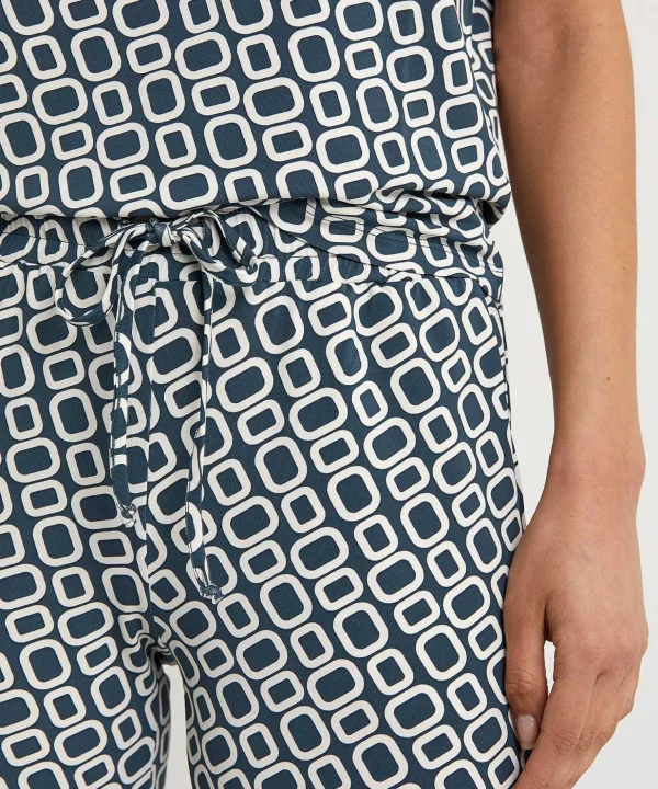 Cropped Palazzo Pants Slinky Retro*No Man's Land Clearance