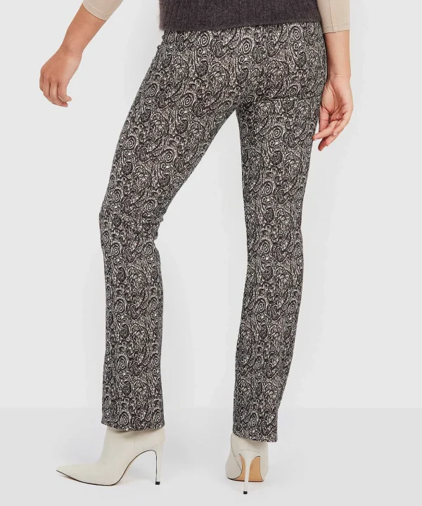 Flared Pants Paisley Print*No Man's Land Cheap