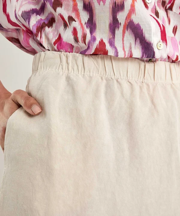 Linen Blend Skirt*No Man's Land New