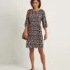 Slinky Dress Blurry Print*No Man's Land Best Sale