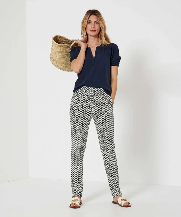 Slinky Pants Graphic Print*No Man's Land Clearance