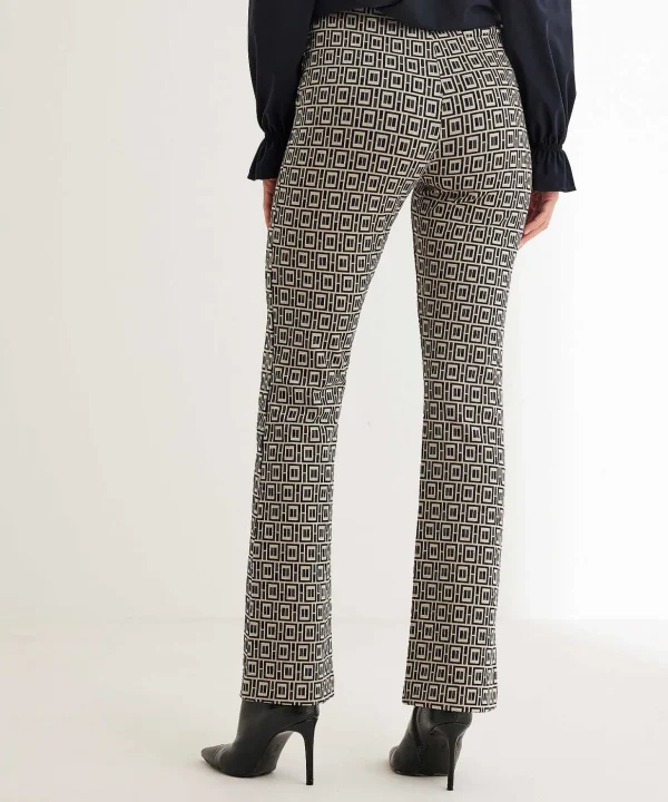 Trousers Jacquard Graphic*No Man's Land Shop