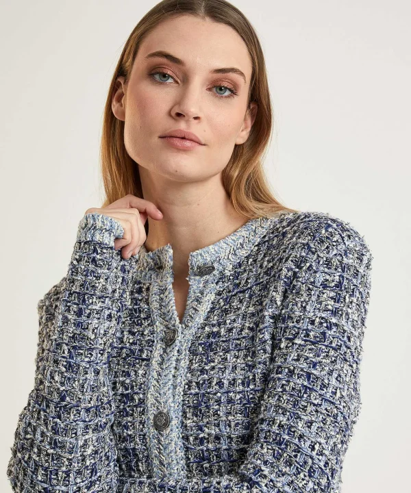 Boucle Blazer Vest*OUI Store