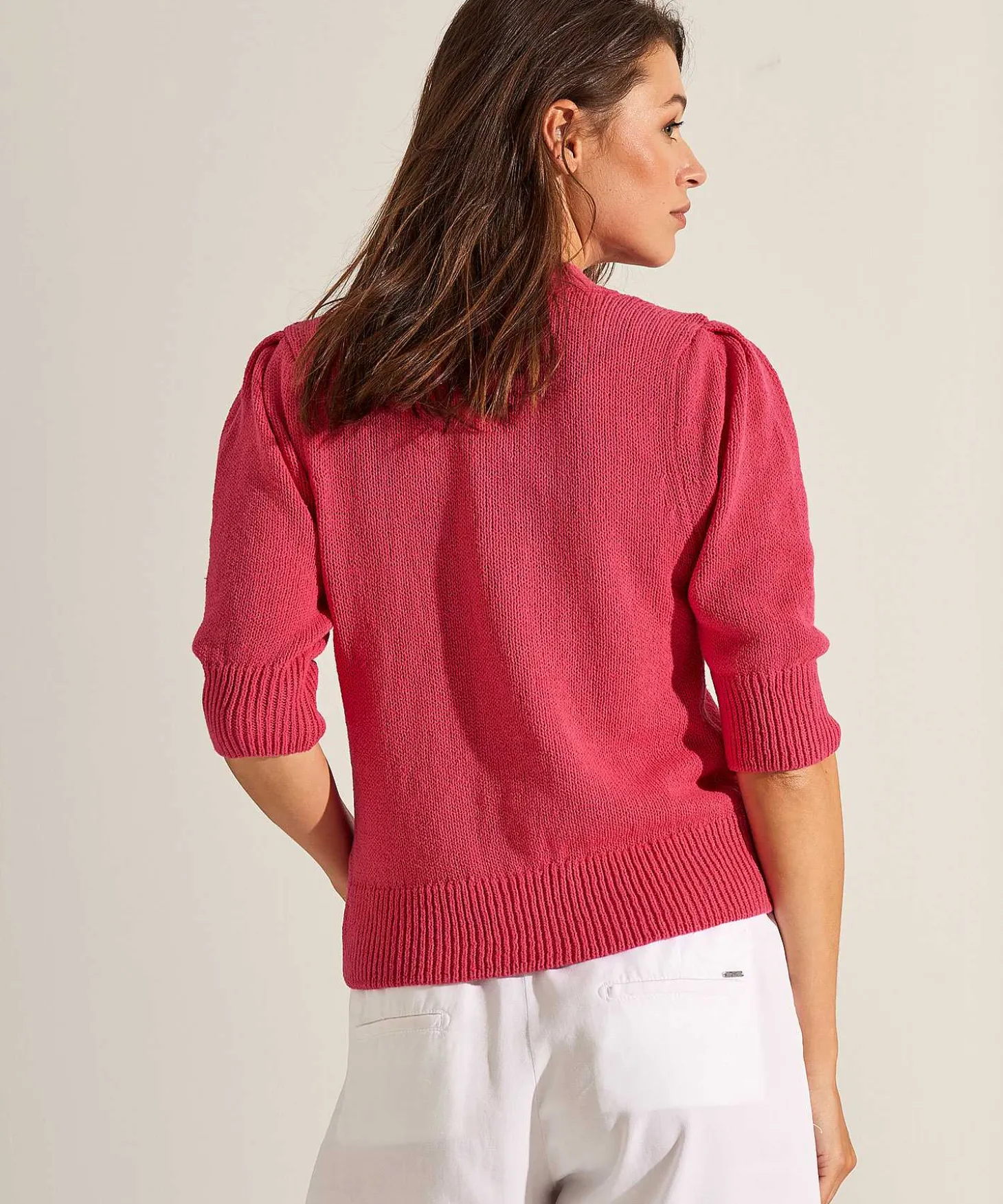oui_cardigan_short_puff_s_1.webp Cardigan Short Puff Sleeve*OUI New