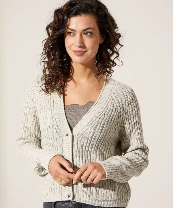 Cardigan With Buttons*OUI Hot