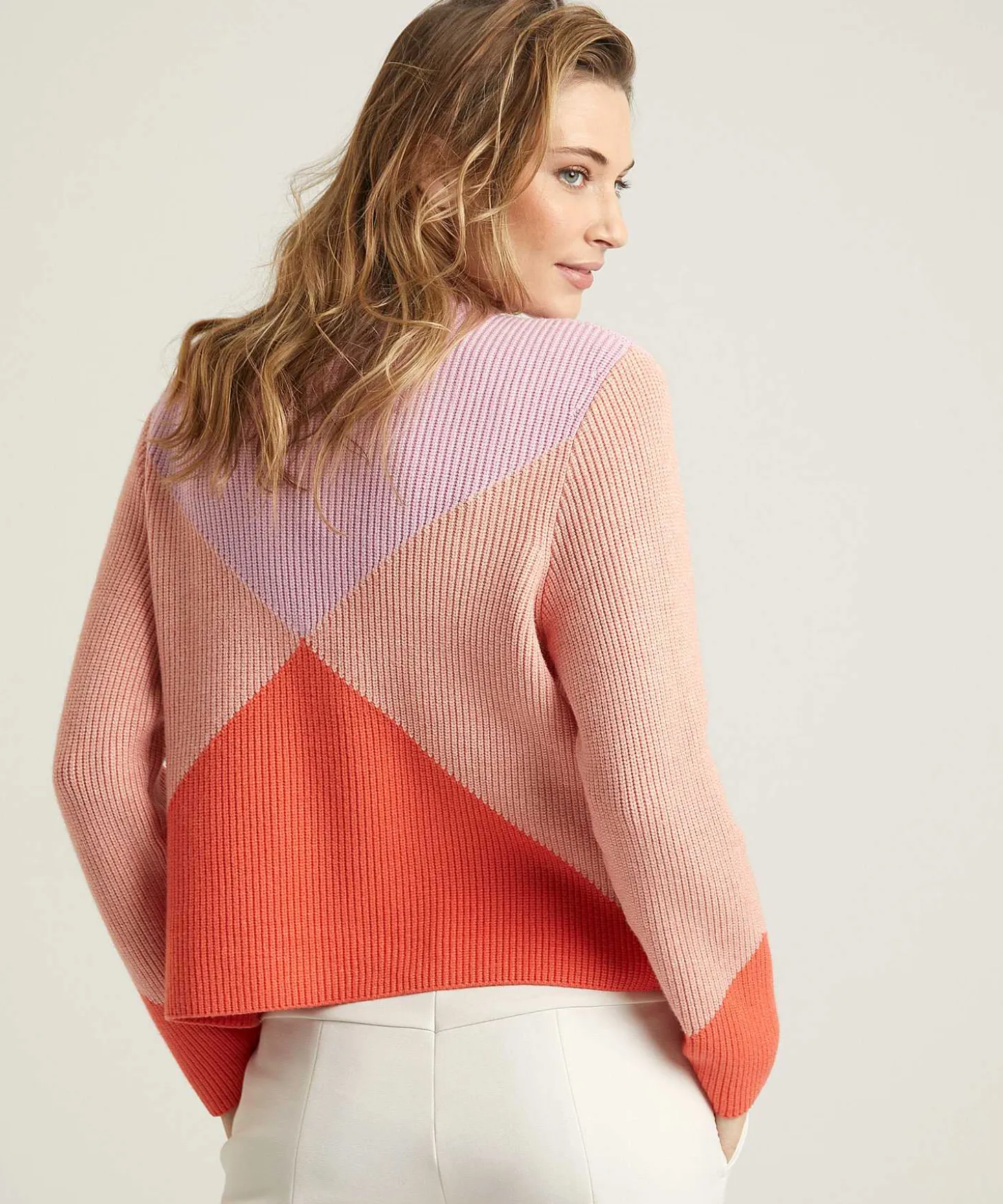 oui_colorblock_sweater_di_0.webp Colorblock Sweater Diagonal*OUI Discount