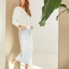 Denim Skirt With Split*OUI Outlet