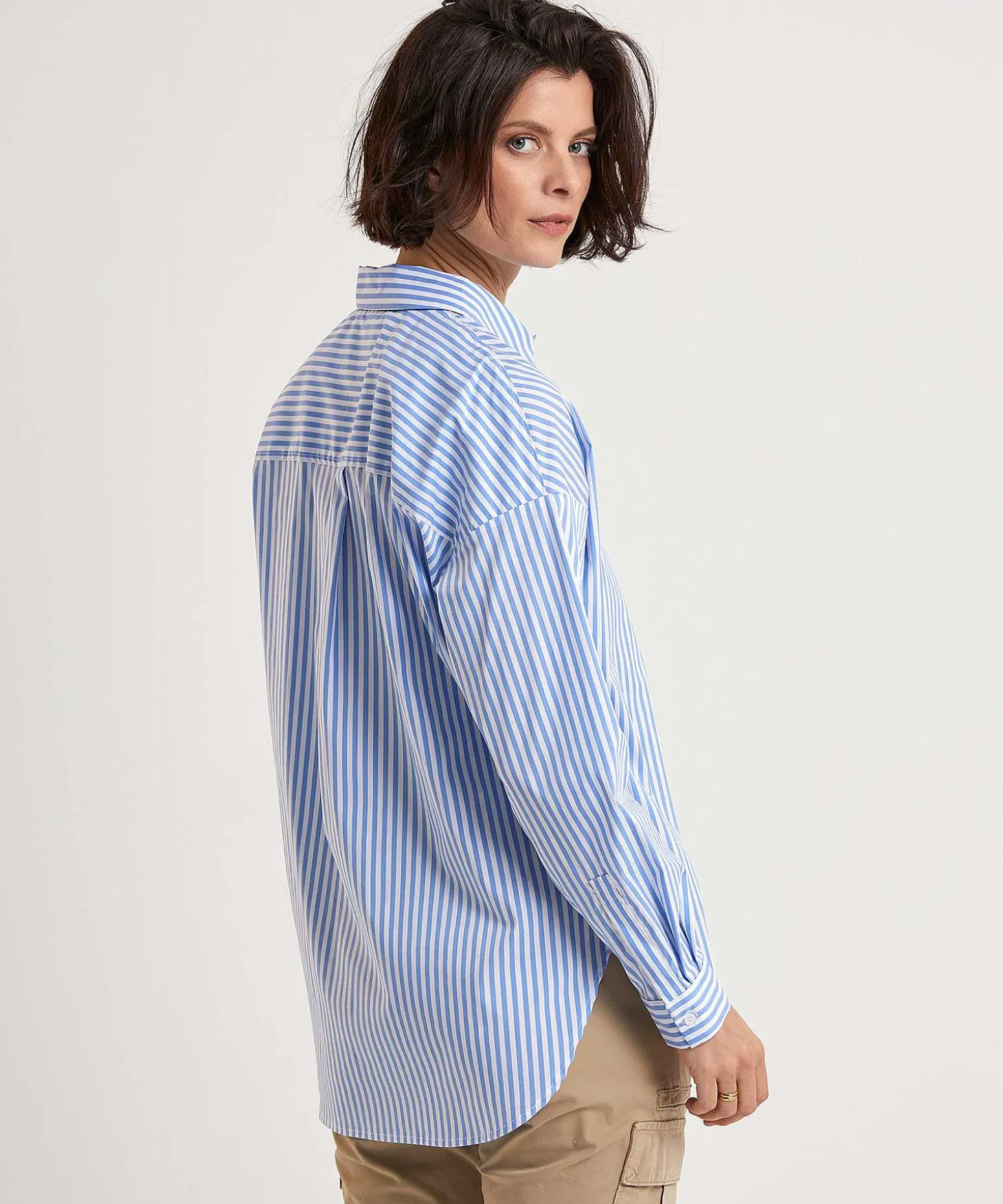 oui_longer_blouse_stripe_0.webp Longer Blouse Stripe*OUI Discount