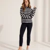 Ribknit Turtleneck Stripes*OUI Discount