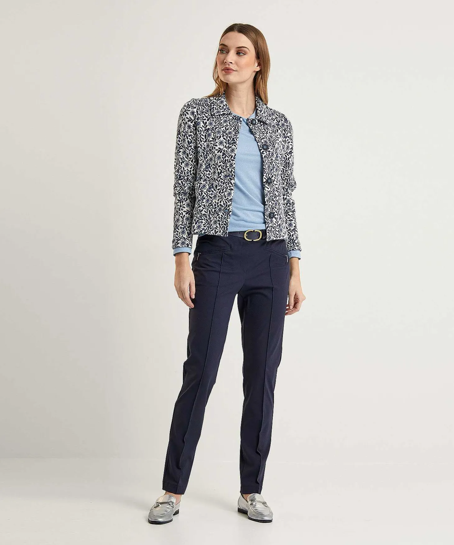 oui_shirt_with_shoulder_p_0.webp Shirt With Shoulder Pleat Lurex*OUI Fashion