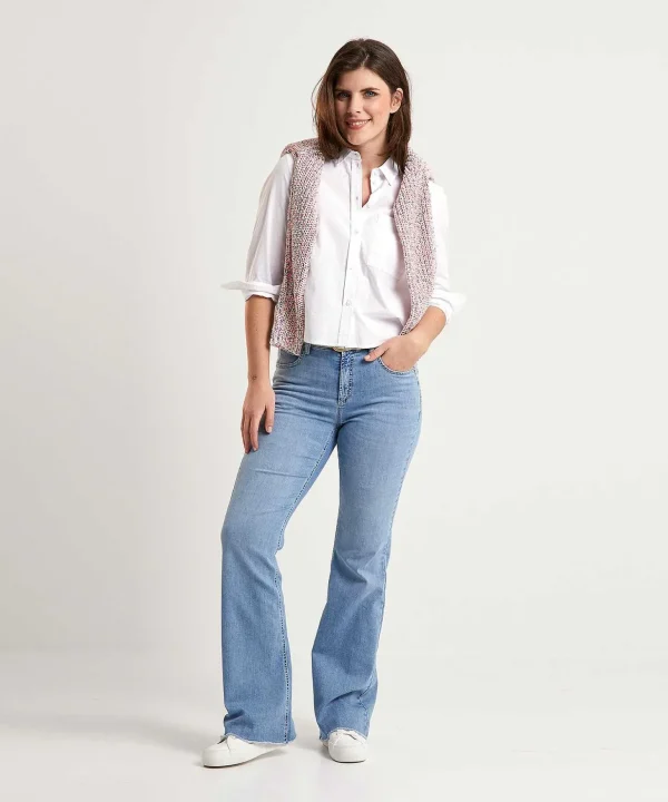 Short Poplin Blouse*OUI Outlet