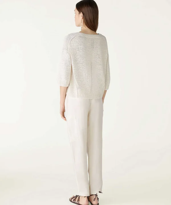 Short Ribbon Yarn Sweater*OUI Flash Sale