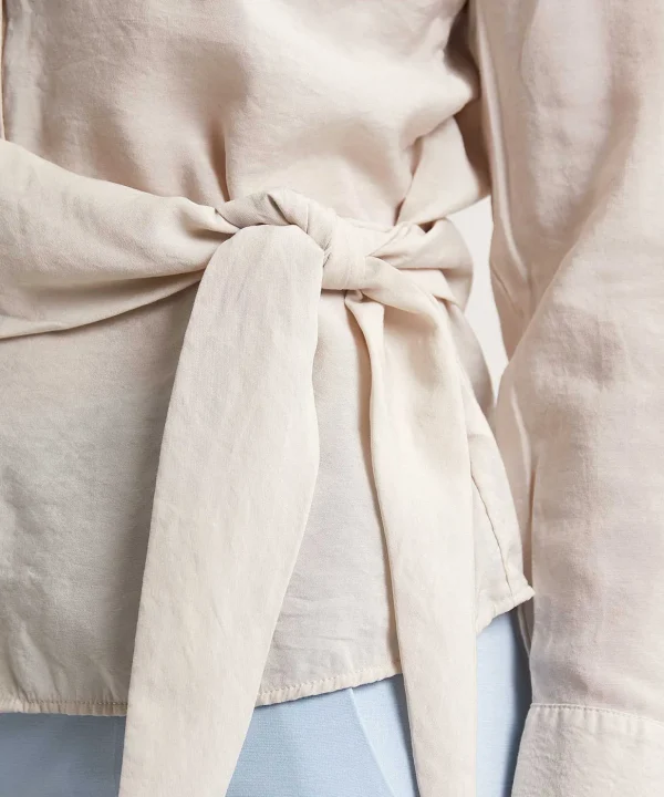 Silky Blouse With Button*OUI Best