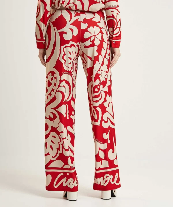 Slinky Palazzo Pants Print*OUI Hot