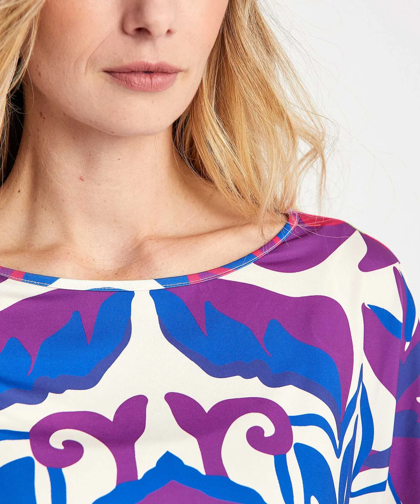 oui_slinky_shirt_big_flow_0.webp Slinky Shirt Big Flower*OUI Best Sale