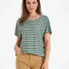 Slinky Shirt Retroprint Drawstring*OUI Hot