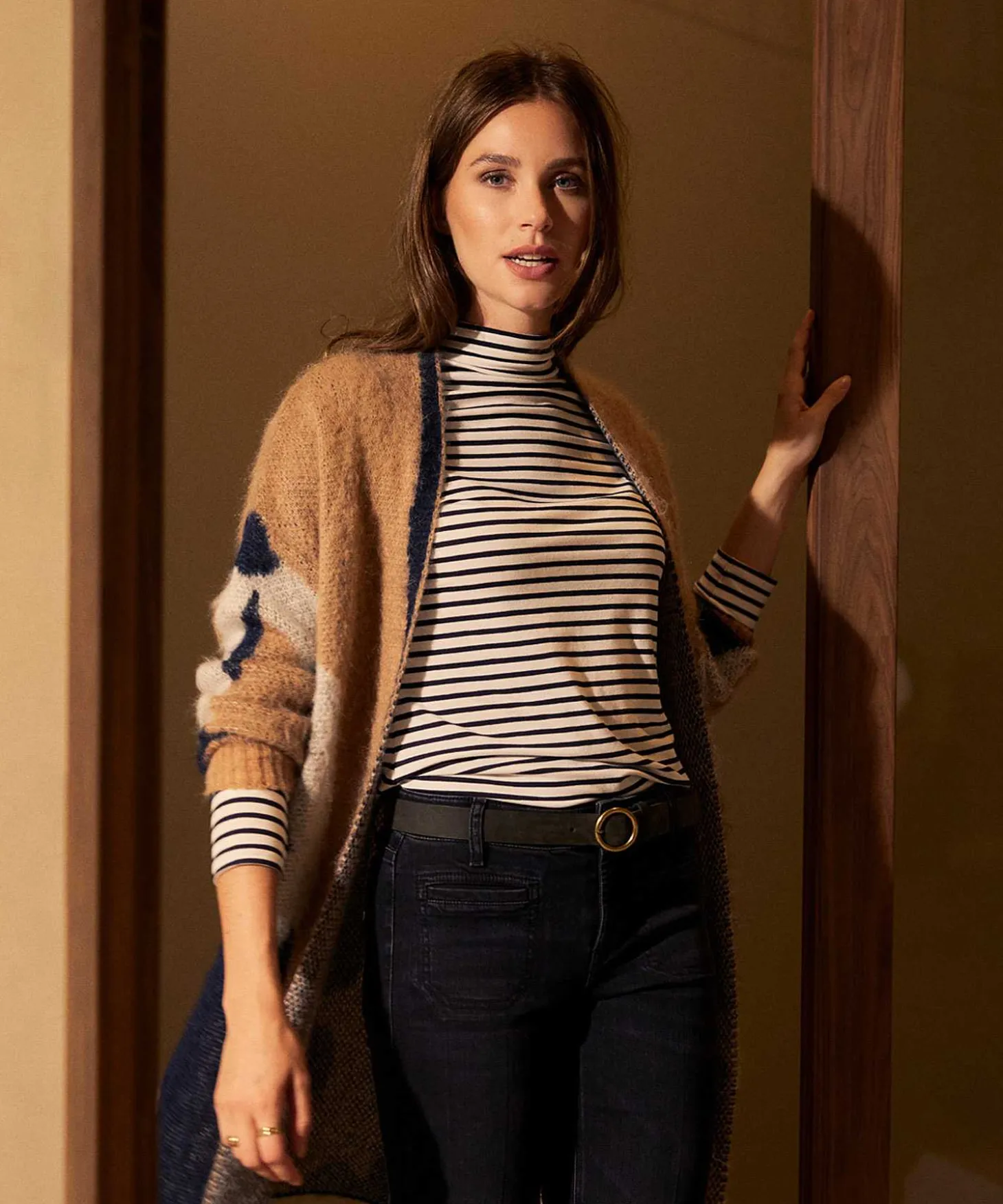oui_striped_shirt_with_co_1.webp Striped Shirt With Col*OUI Flash Sale