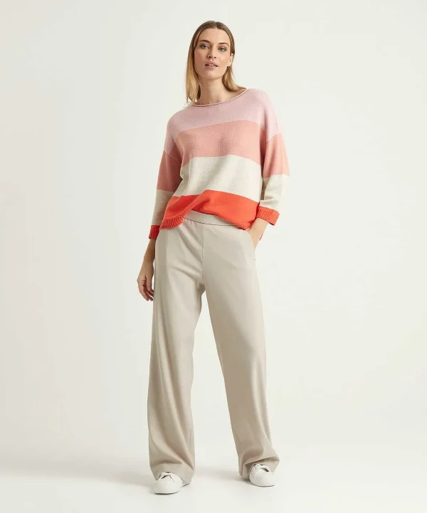 Sweater Block Stripe*OUI Shop