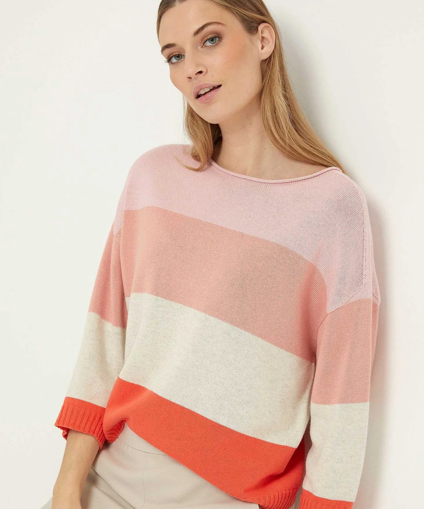 oui_sweater_block_stripe_1.webp Sweater Block Stripe*OUI Shop