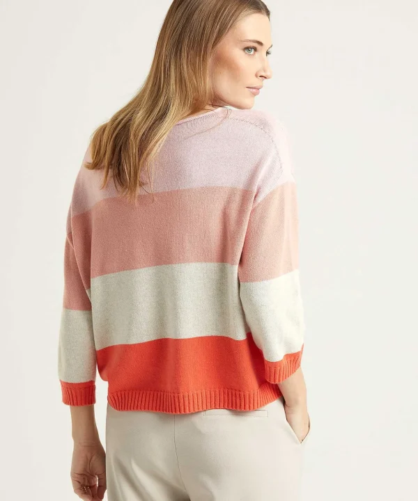 Sweater Block Stripe*OUI Shop